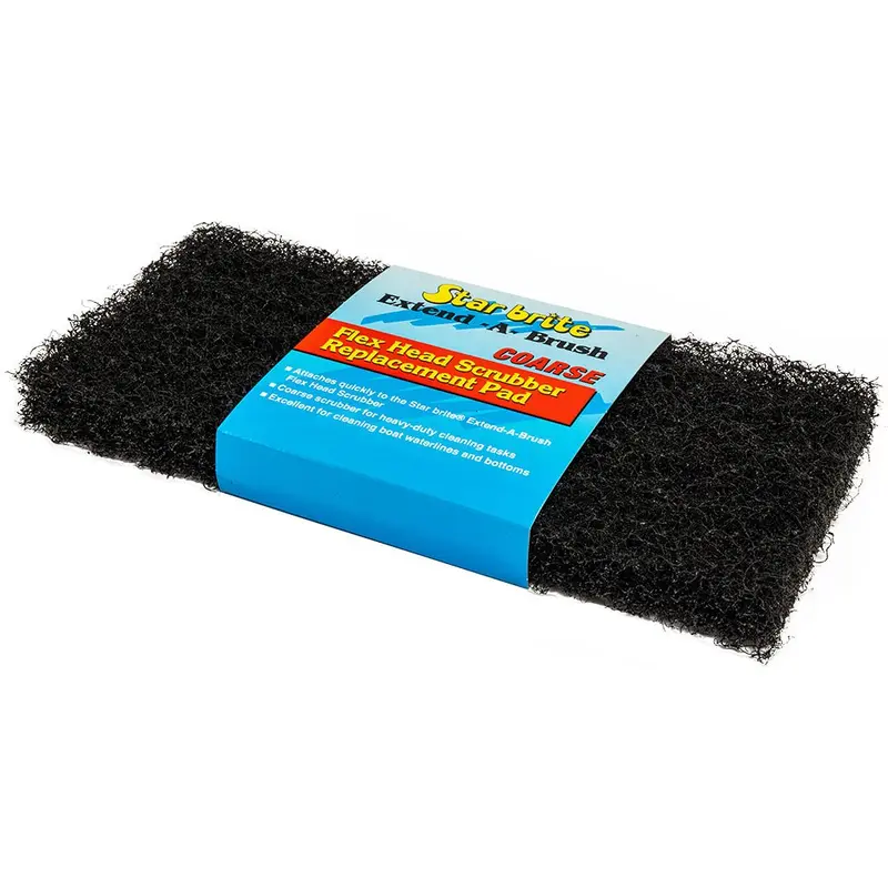 Star Brite Large Scrub Black Heavy Duty Pad - Coarse Texture [40127] 1