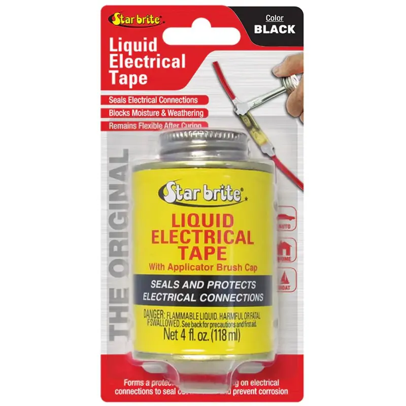 Star Brite Liquid Electrical Tape - Black - 4 Oz [84104] 1
