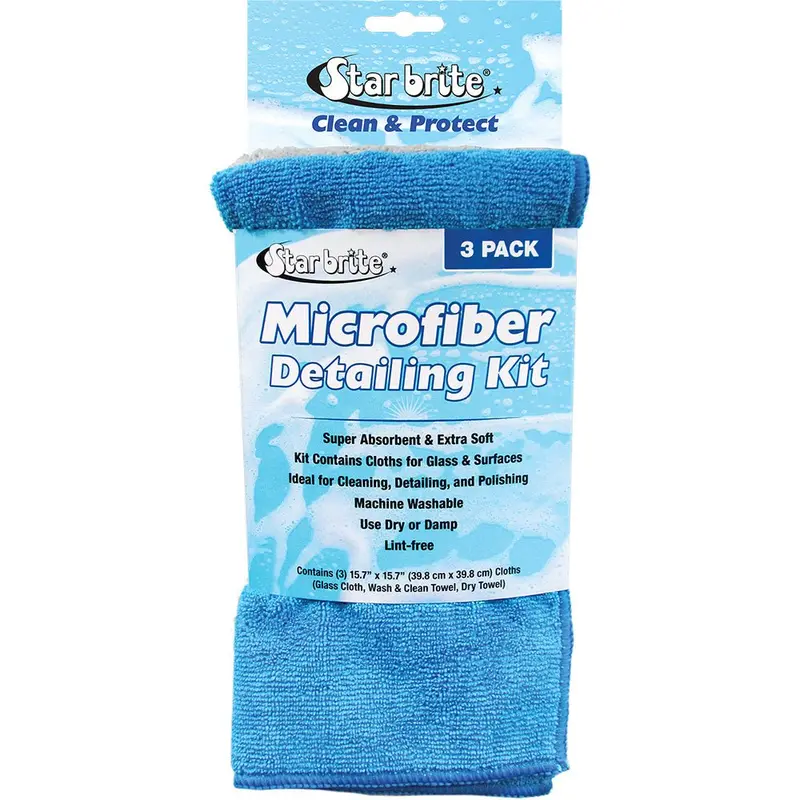 Star Brite Microfiber Detailing Kit - Ultimate Cleaning Solution *3-Pack [40079] 1