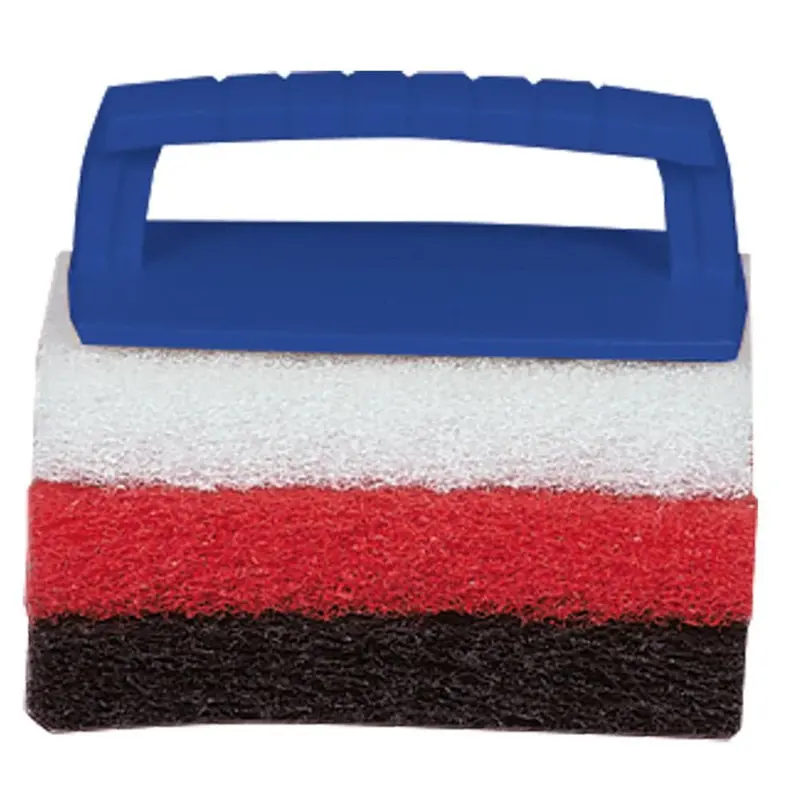 Star Brite Multi-Texture Scrub Pad Kit W/Interchangeable Handle - 3 Pads [40023] 1