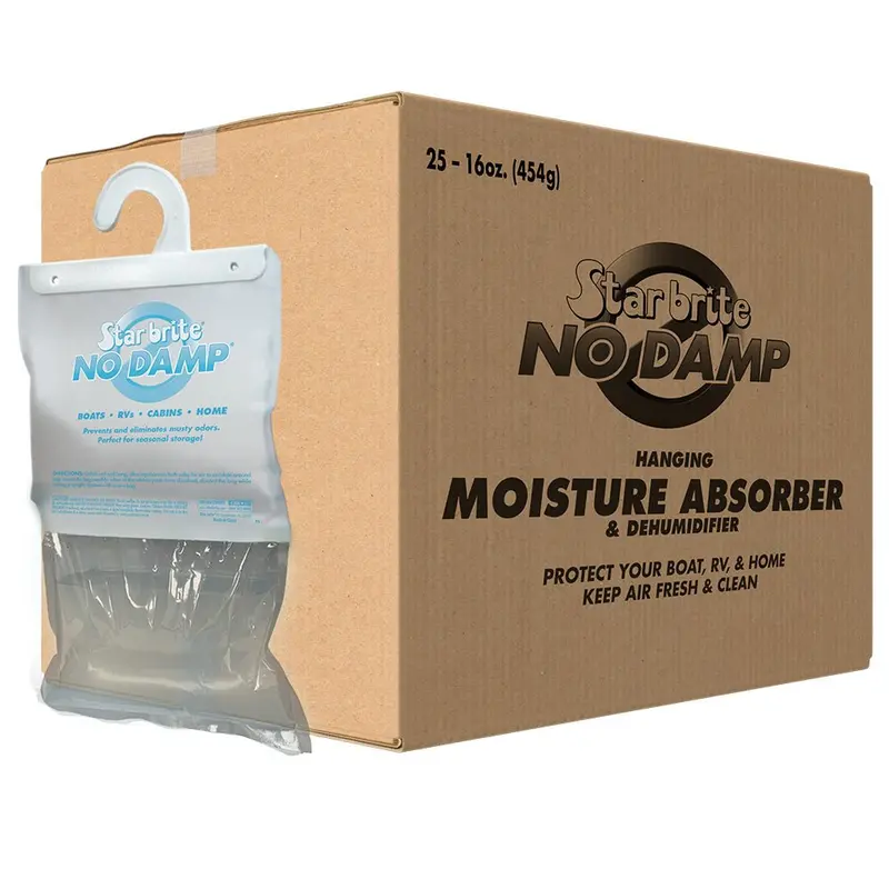 Star Brite No Damp Moisture Absorber  Dehumidifier Hanging Bag - 16 Oz *25 Pack [85472] 1