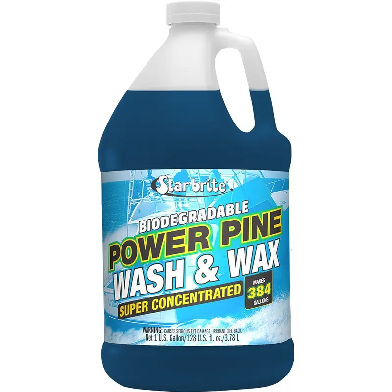 Star Brite Power Pine Boat Wash  Wax - Concentrated Marine Grade Formula - 1 Gallon [94700] 1