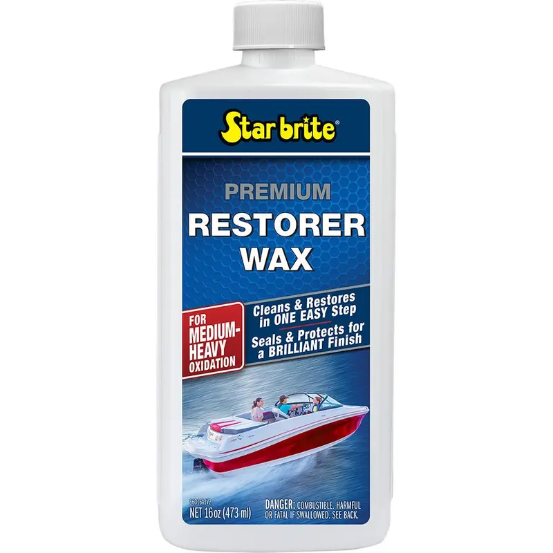 Star Brite Premium Restorer Wax F/Medium To Heavy Oxidation - 16 Oz [86016] 1