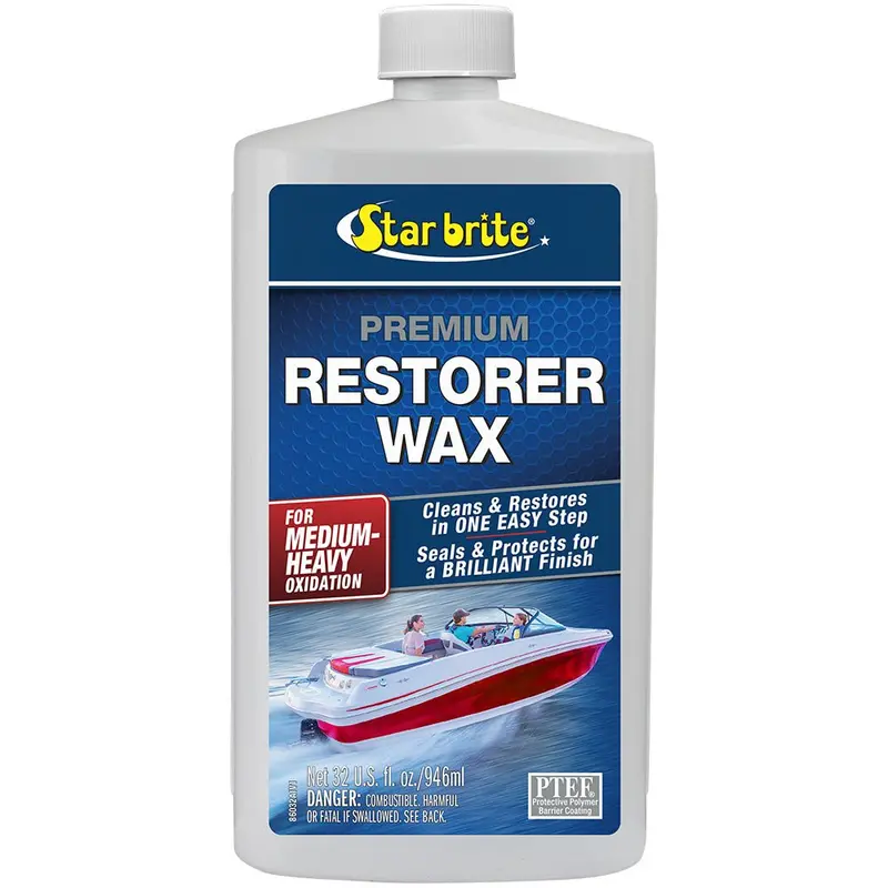 Star Brite Premium Restorer Wax F/Medium To Heavy Oxidation - 32 Oz [86032] 1