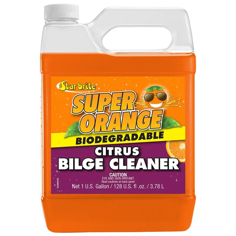 Star Brite Super Orange Citrus Bilge Cleaner - Emulsifies Oil, Fuel - 1 Gallon [94400] 1