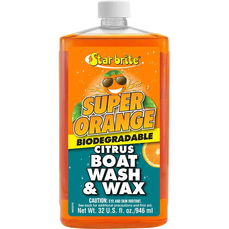 Star Brite Super Orange Citrus Boat Wash  Wax - Fresh  Salt Water - 32 Oz [94632] 1