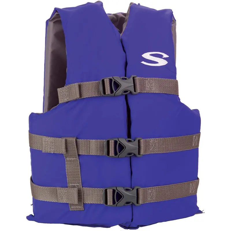 Stearns Youth Classic Vest Life Jacket - 50-90Lbs - Blue/Grey [2159360] 1