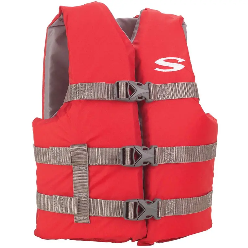 Stearns Youth Classic Vest Life Jacket - 50-90Lbs - Red/Grey [2159436] 1