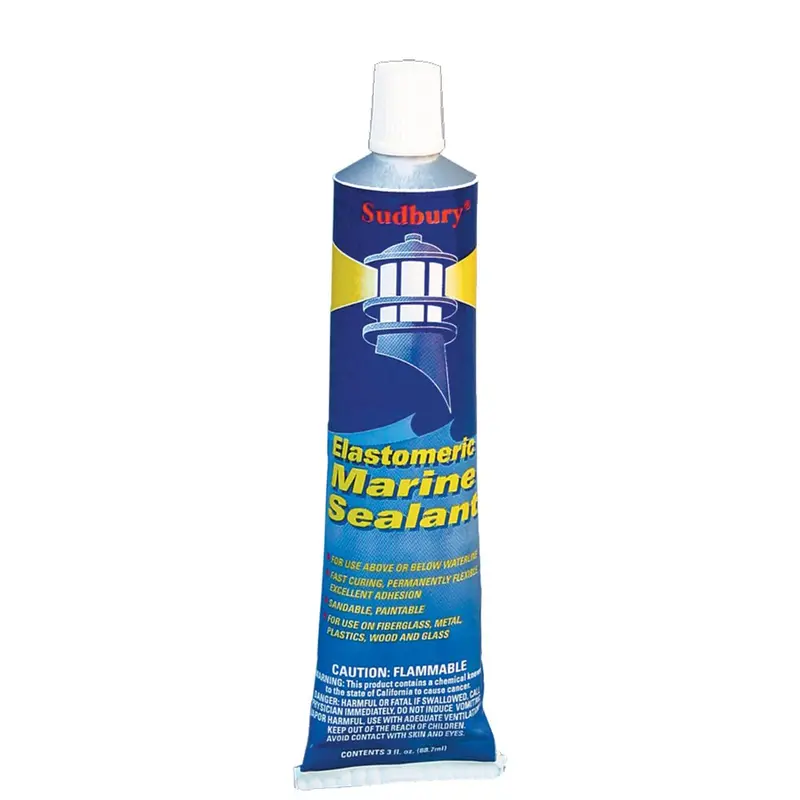 Sudbury Elastometric 3 Oz (89Ml) Sealant Tube - White [320] 1