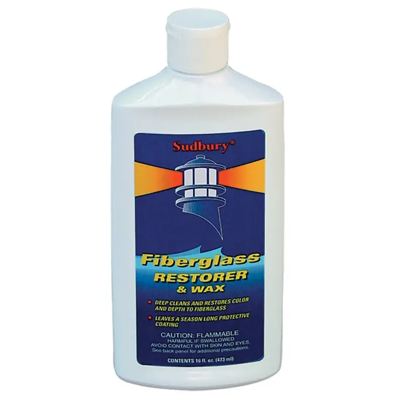 Sudbury One Step Fiberglass Restorer  Wax - 16Oz Liquid [413] 1