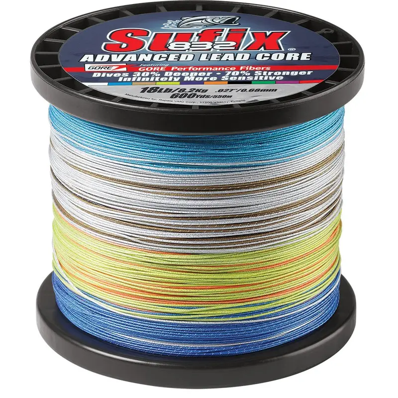 Sufix 832 Advanced Lead Core - 18Lb - 10-Color Metered - 600 Yds [658-318Mc] 1
