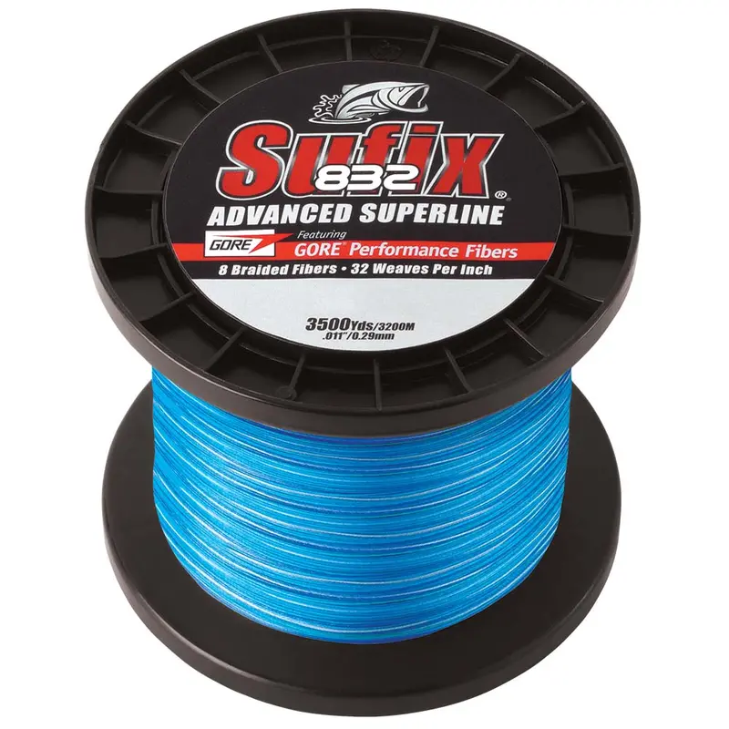 Sufix 832 Advanced Superline Braid - 15Lb - Coastal Camo - 3500 Yds [660-415Cc] 1