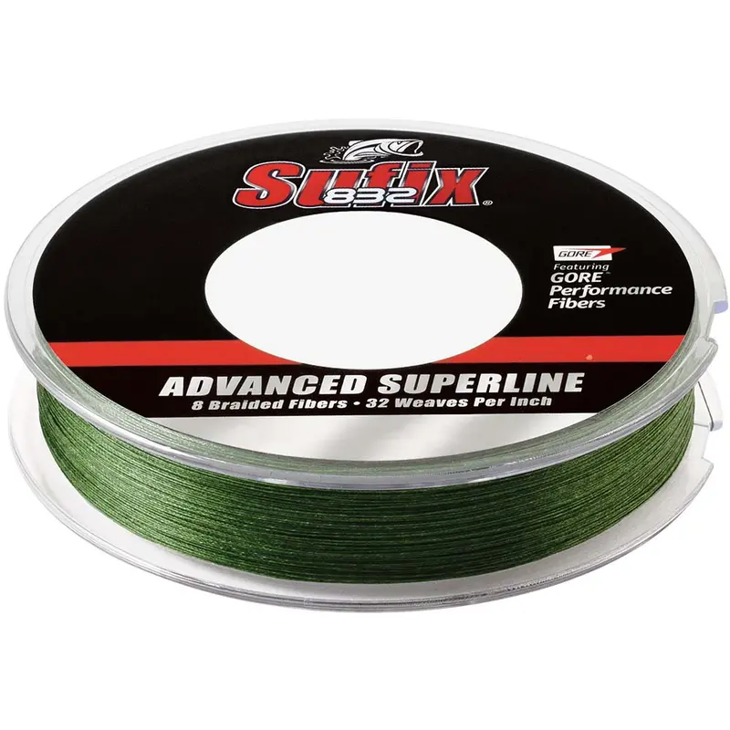 Sufix 832 Advanced Superline Braid - 15Lb - Low-Vis Green - 150 Yds [660-015G] 1