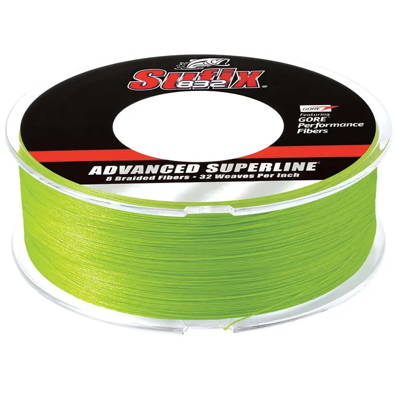 Sufix 832 Advanced Superline Braid - 15Lb - Neon Lime - 600 Yds [660-215L] 1