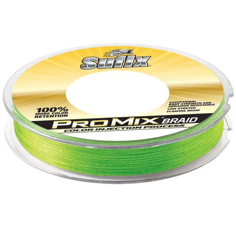 Sufix Promix Braid - 15Lb - Neon Lime - 300 Yds [630-115L] 1
