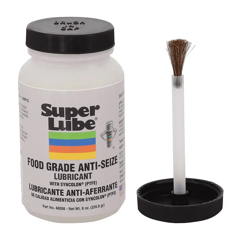 Super Lube Food Grade Anti-Seize W/Syncolon - 8Oz Brush Bottle [48008] 1