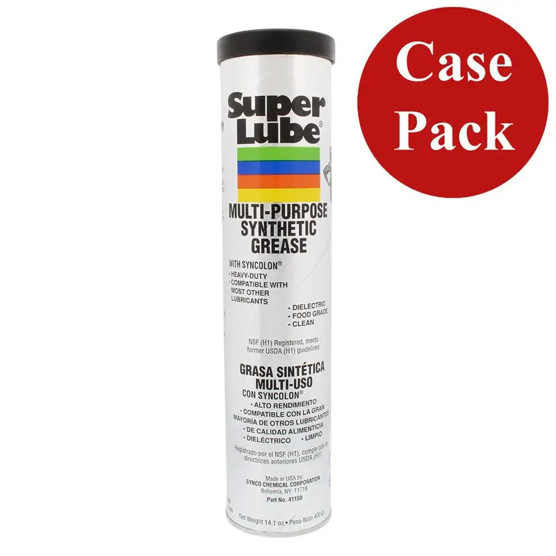 Super Lube Multi-Purpose Synthetic Grease W/Syncolon - 14.1Oz Cartridge *Case Of 12 [41150-Case] 1
