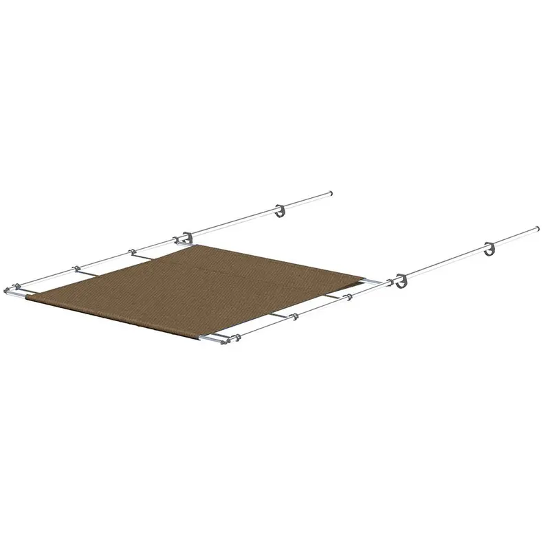 Sureshade Ptx Power Shade - 57" Wide - Stainless Steel - Toast [2021026262] 1