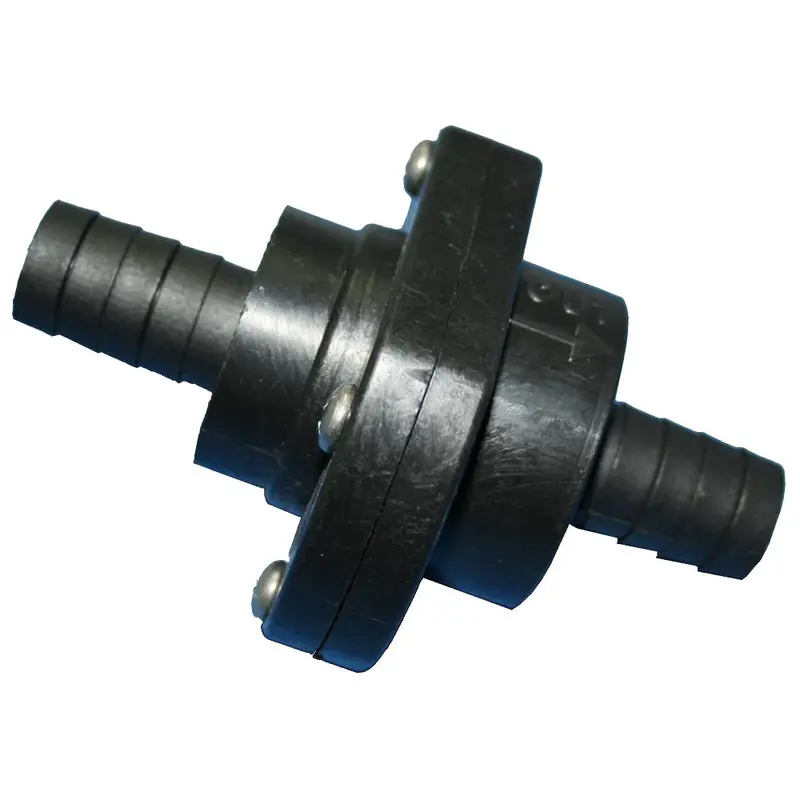 T-H Marine Double Barb Inline Scupper Check Valve - 3/4" - Black [Ils-750-Dp] 1
