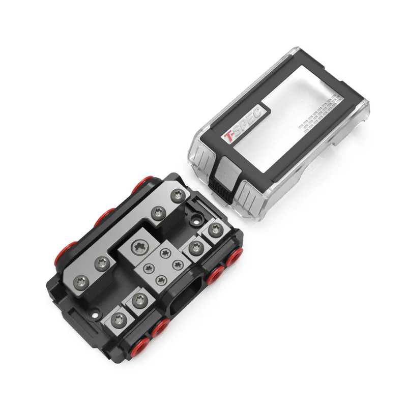 T-Spec Vpnb4 Manl 4 Position All-In-One Distribution Block W/Cover [Vpnb4] 1