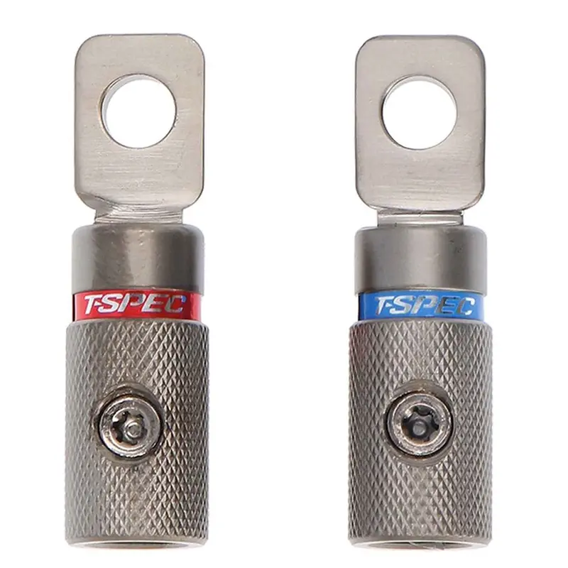 T-Spec Vr48 V10 Heavy Duty Set Screw Terminals - 4 Awg - 2 Pack [Vr48] 1