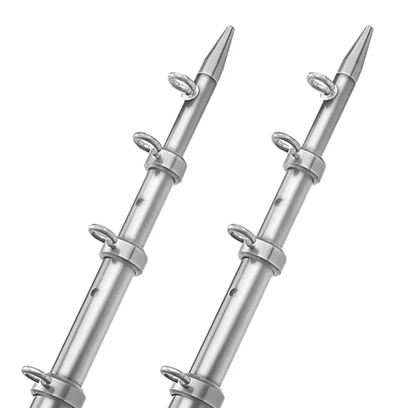 Taco 15' Telescopic Outrigger Poles Hd 1-1/2" - Silver/Silver [Ot-0542Vel15-Hd] 1