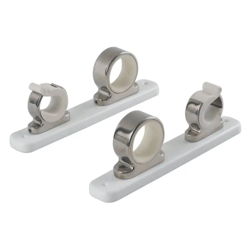 Taco 2-Rod Hanger W/Poly Rack - Polished Stainless Steel [F16-2751-1] 1