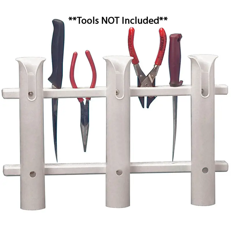 Taco 3-Rod Poly Rod Rack - White [P03-063W] 1