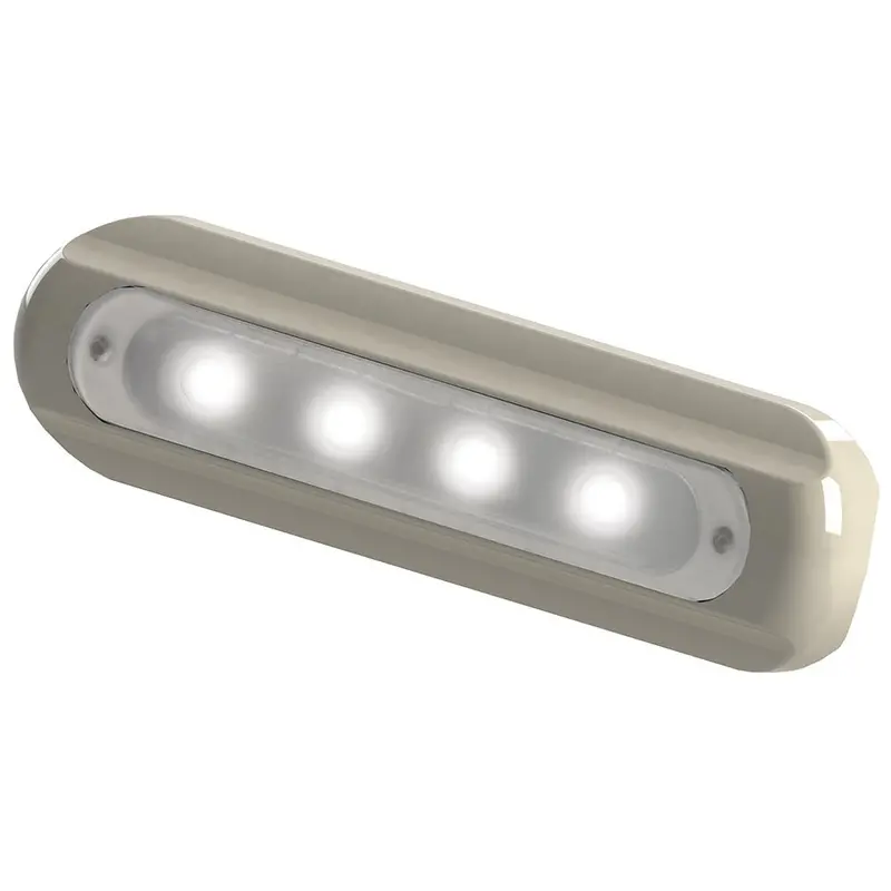 Taco 4-Led Deck Light - Flat Mount - White Housing [F38-8800W-1] 1