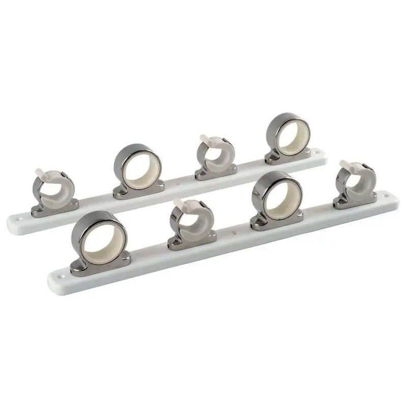 Taco 4-Rod Hanger W/Poly Rack - Polished Stainless Steel [F16-2752-1] 1