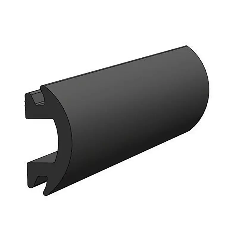 Taco 70 Flexible Black Rub Rail Insert 1-3/16" X 1/2" [V12-4144Bka70-1] 1