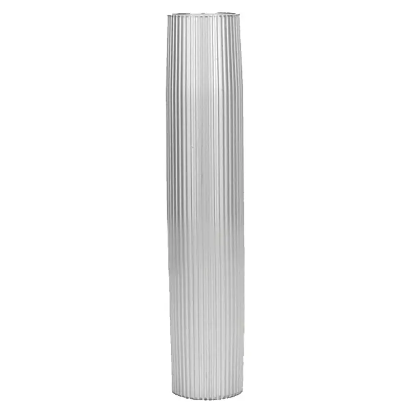 Taco Aluminum Ribbed Table Pedestal - 2-3/8" O.D. - 30-3/4" Length [Z60-7288Vel30.75-2] 1