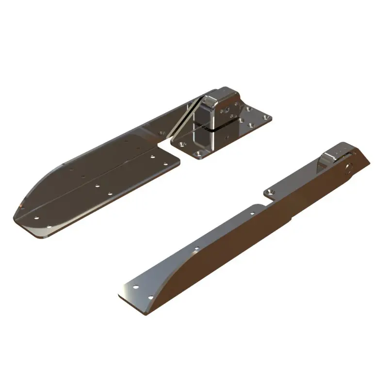Taco Command Ratchet Hinge - 18-1/2" - 316 Stainless Steel Polished W/Hard Stop [H25-0048] 1