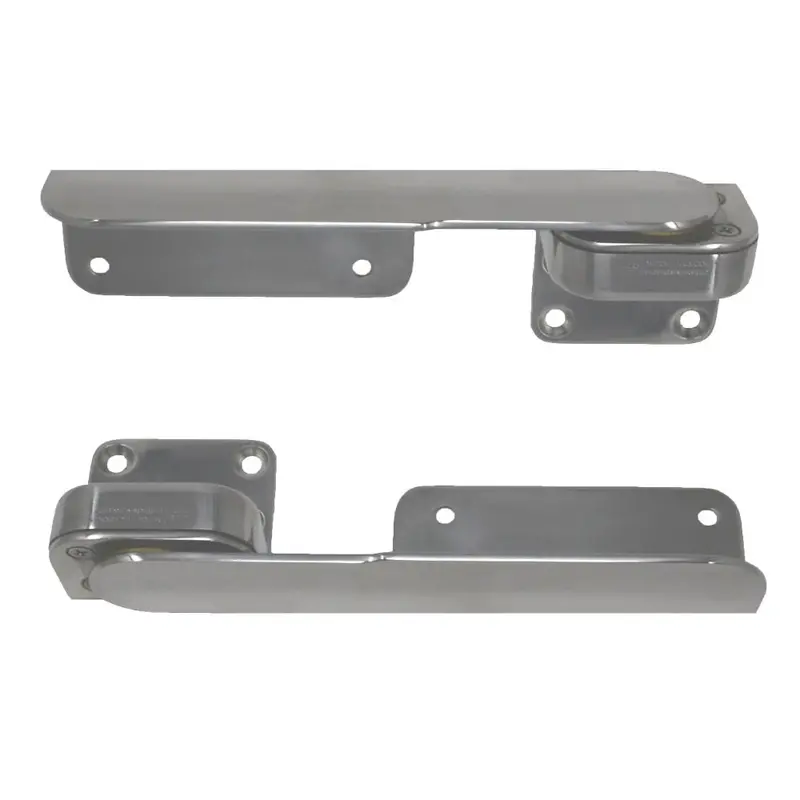 Taco Command Ratchet Hinges - 9-3/8" - Polished 316 Stainless Steel - Pair [H25-0016] 1
