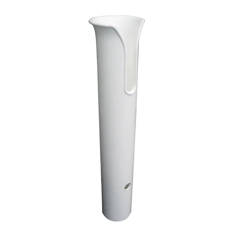 Taco Poly Thru-Bolt Rod Holder W/Mounting Holes - No Hardware - White [P04-011W] 1