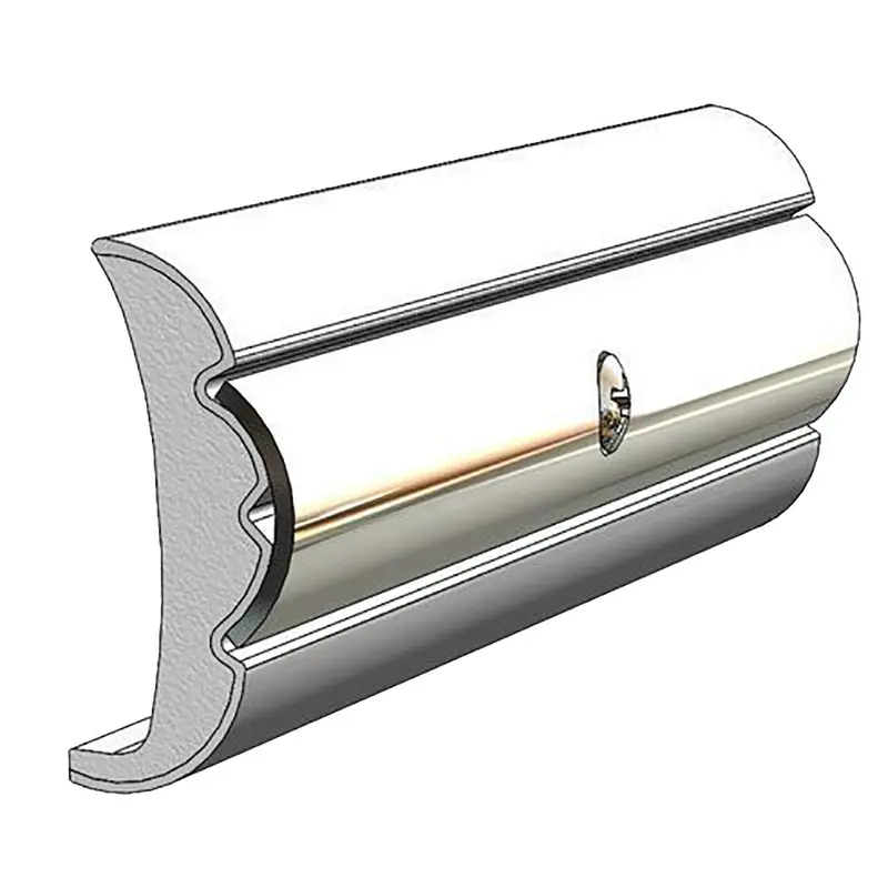 Taco Rigid Vinyl Flex-Core Rub Rail 1.58" X .635" - Frosty White 60 [V21-9959Whc60d-1] 1