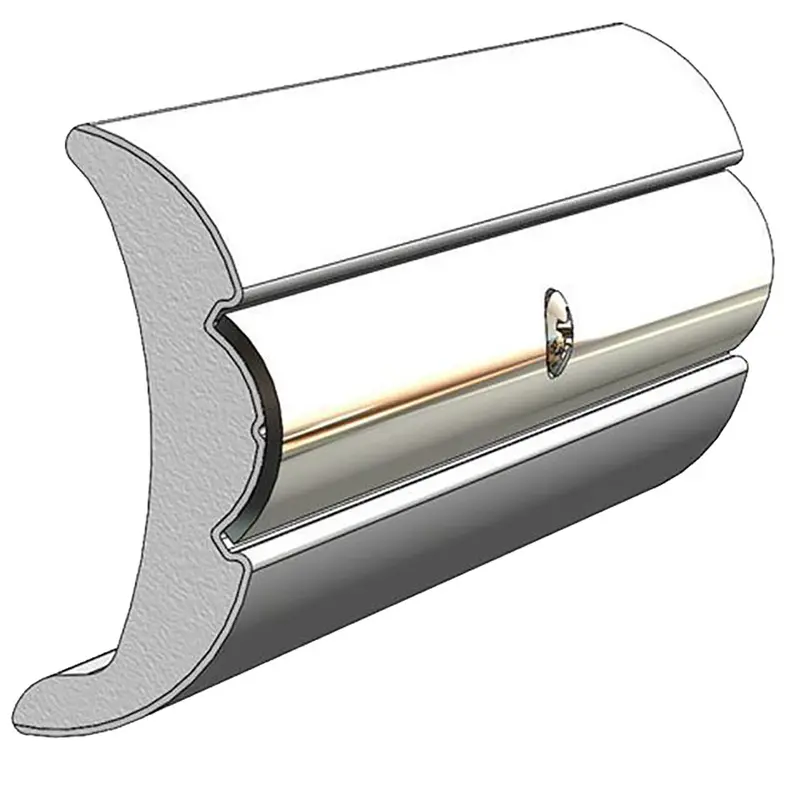 Taco Rigid Vinyl Flex-Core Rub Rail 2" X 7/8" - Frosty White 60 [V21-9906Whc60d-1] 1