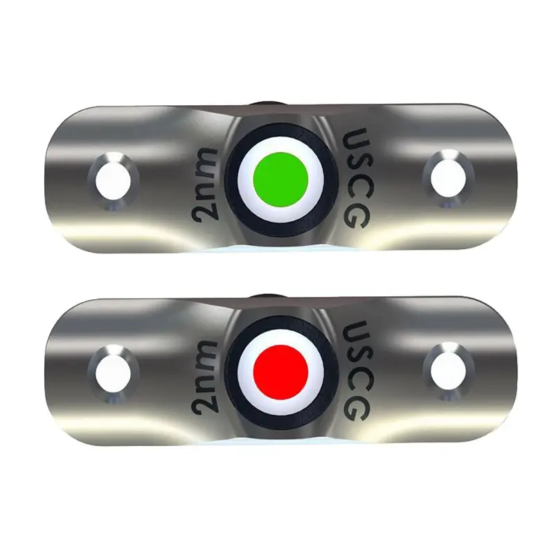 Taco Rub Rail Mounted Led Navigation Light Set - 2-1/2" [F38-6800D] 1
