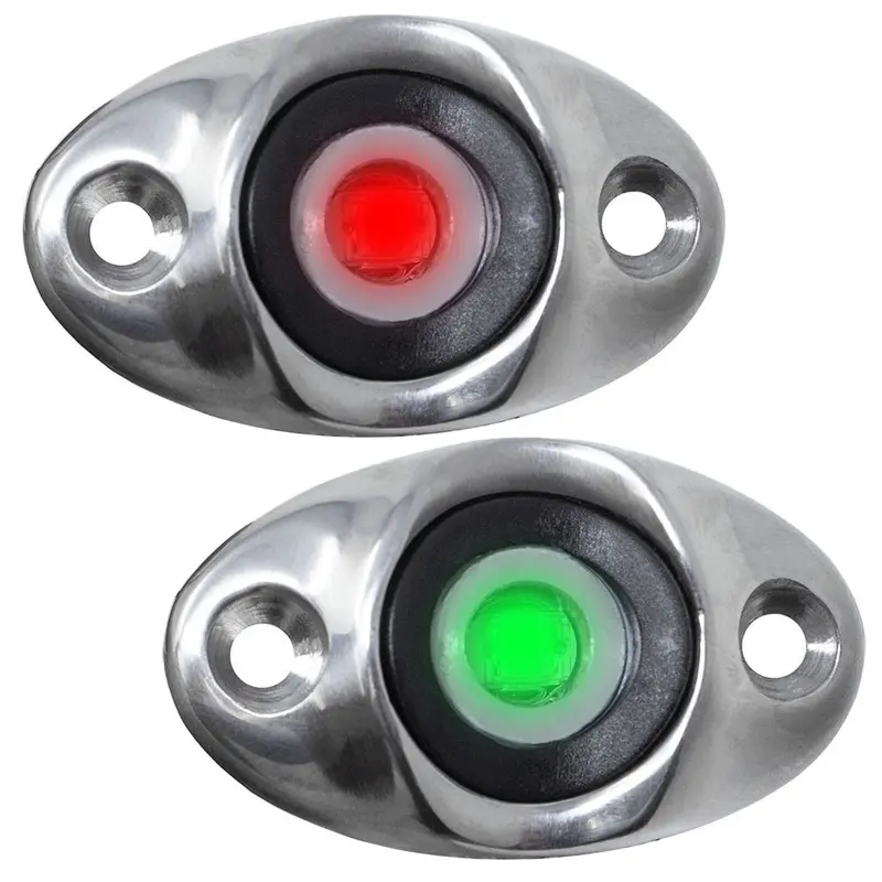 Taco Surface Mount Led Side Navigation Light Set - 1-3/4" [F38-6610D] 1