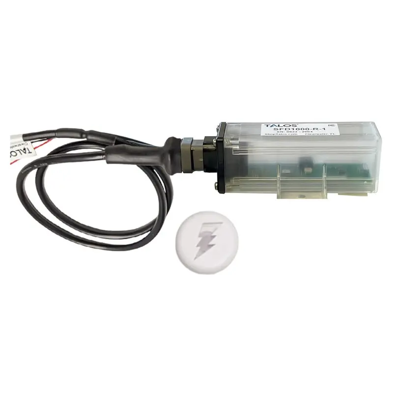 Talos Remote Housing Lightning Detection System W/10' Cable - White Round Indicator W/Translucent Housing [Sfd1000r-T1-Wo-Wh-10Ft] 1