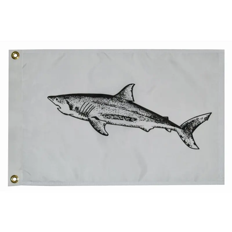 Taylor Made 12" X 18" Shark Flag [3218] 1