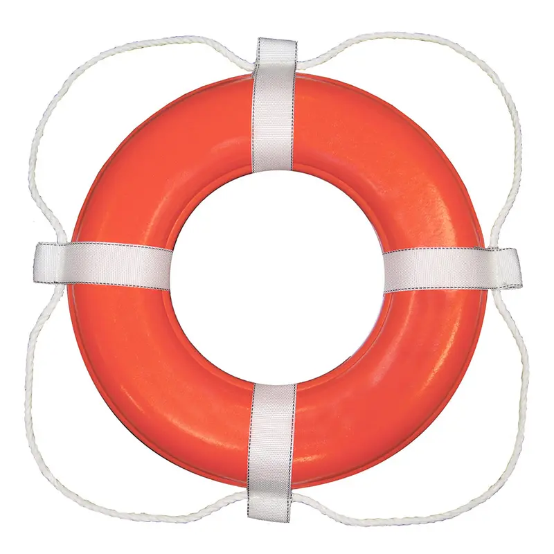 Taylor Made Foam Ring Buoy - 20" - Orange W/White Grab Line [363] 1