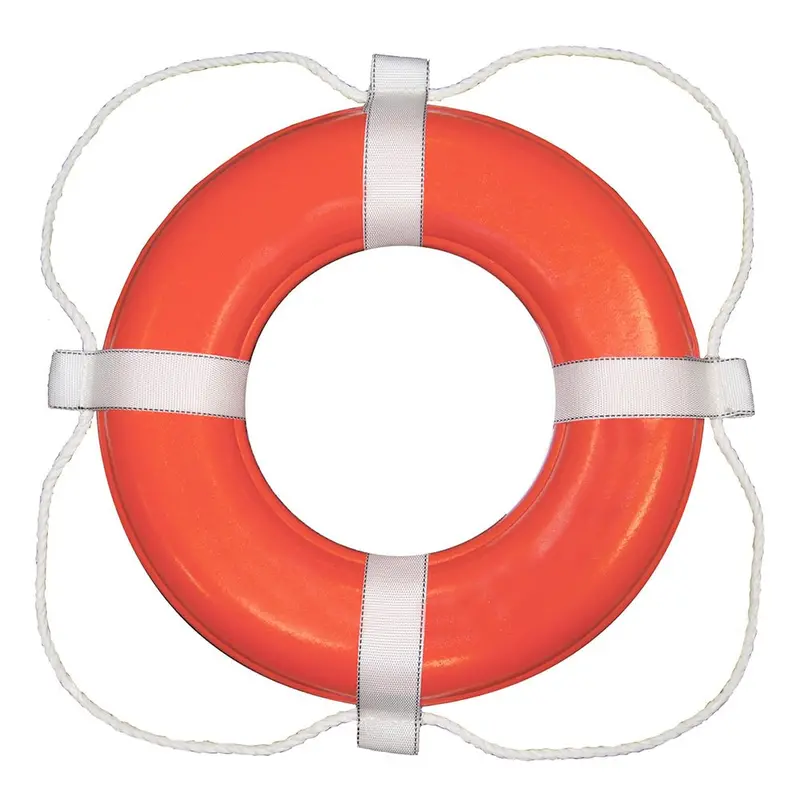 Taylor Made Foam Ring Buoy - 30" - Orange W/White Grab Line [383] 1