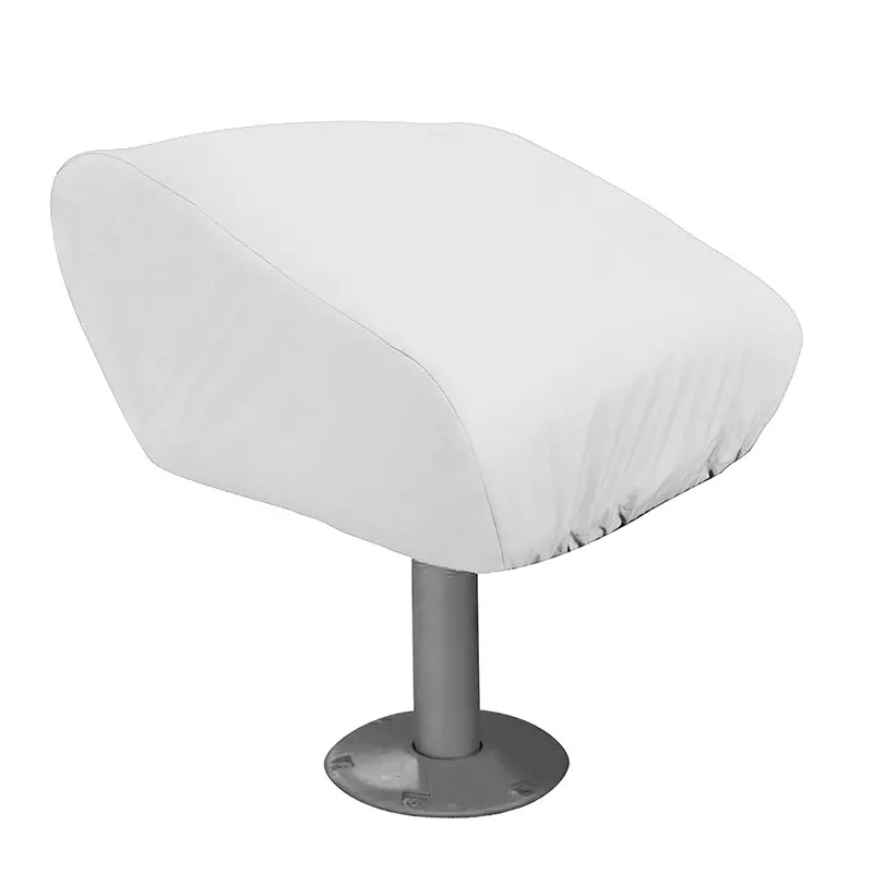 Taylor Made Folding Pedestal Boat Seat Cover - Vinyl White [40220] 1
