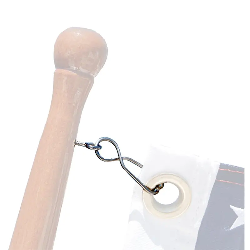 Taylor Made Skipper Flag Clips W/Ss Screw Eyes (4Pk) [57933] 1