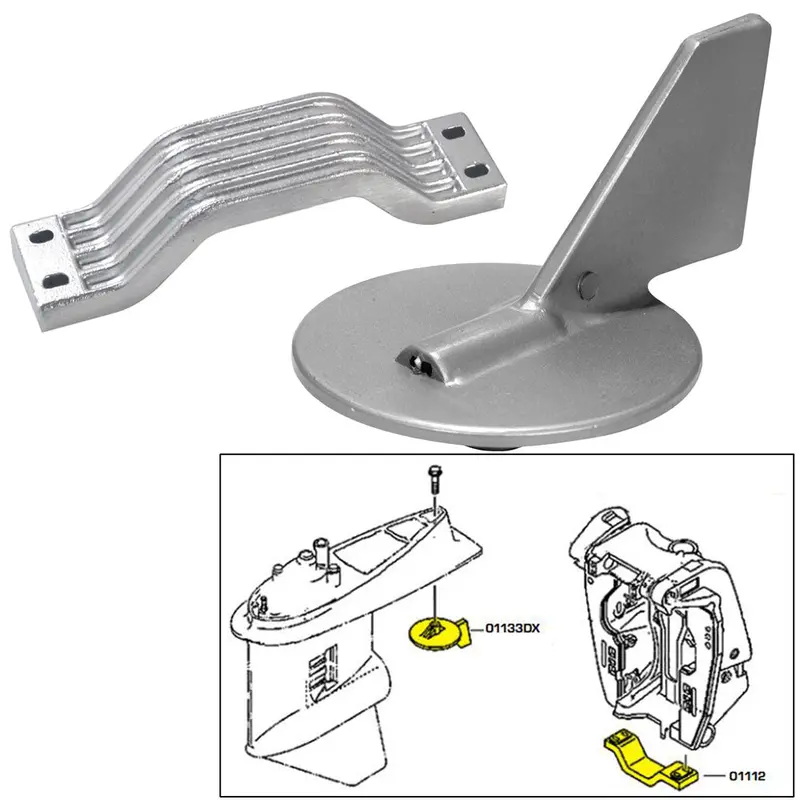 Tecnoseal Anode Kit - Yamaha 150-200Hp - Aluminum [21101Al] 1