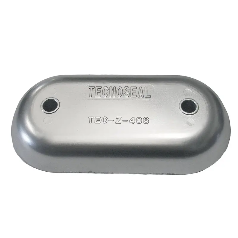 Tecnoseal Magnesium Hull Plate Anode 8-3/8" X 4-1/32" X 1-1/16" [Tec-Z-406Mg] 1