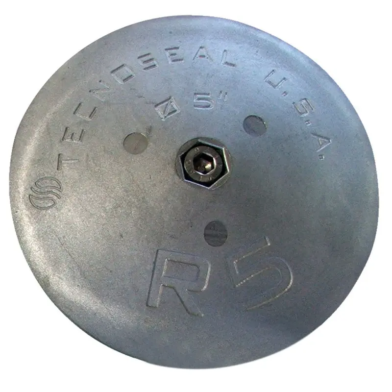 Tecnoseal R5al Rudder Anode - Aluminum - 5" X 7/8" [R5al] 1
