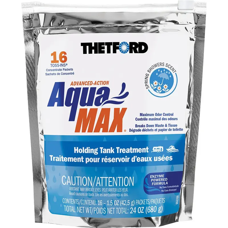 Thetford Aquamax Holding Tank Treatment - 16 Toss-Ins - Spring Shower Scent [96631] 1