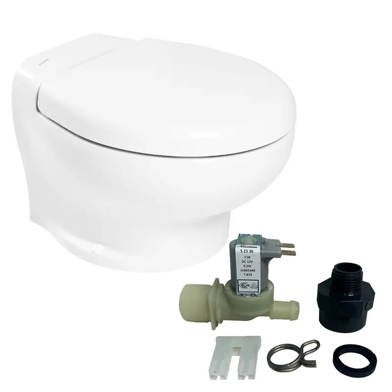 Thetford Nano Touch Compact Toilet Freshwater Kit - 12V [T-Nan012pw/Tsft/Na-Fwkit] 1